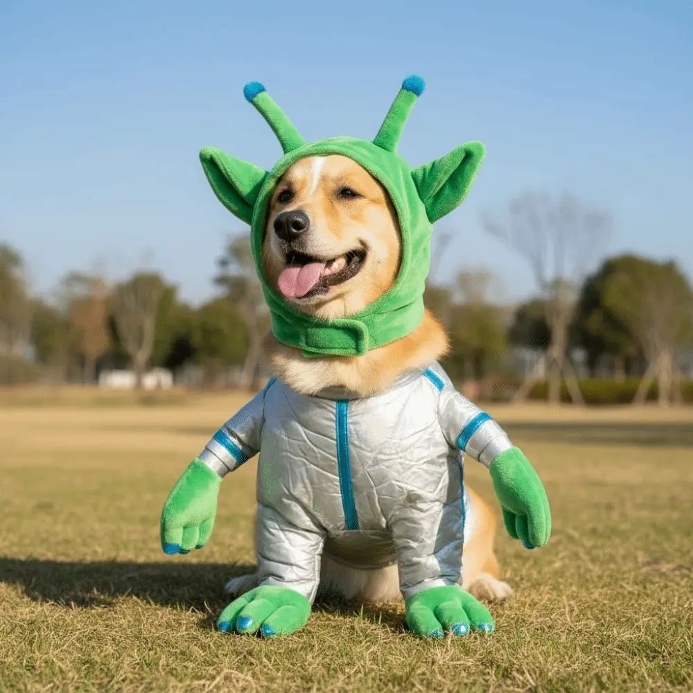 Alien Pet Costume With Hat – Funny Polyester Cosplay